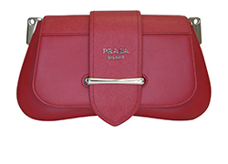 Sidonie Shoulder bag, Leather, Red, 7D, Strap, Cards, DB, Box, 5